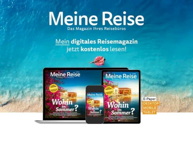 Titelbild Meine Reise Magazin Das Meine Reise Magazin vom Reisebüro Sewing in Schwerte