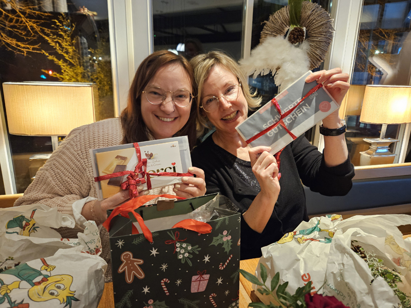 Weihnachtsbescherung im Team Sewing