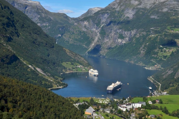 Fjordland Norwegen mit AIDAsol