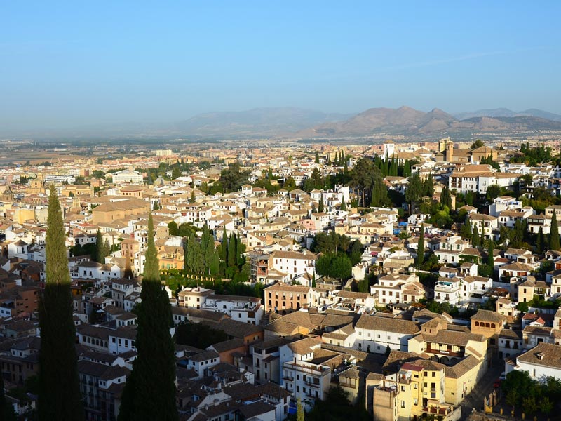 Ausblick auf Alhambra