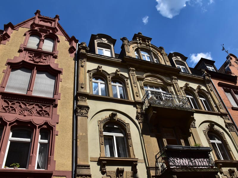 Hausfassaden Heidelberg