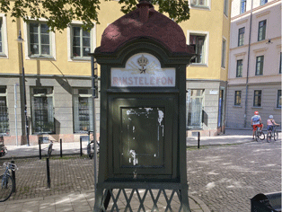 Telefonzelle Stockholm