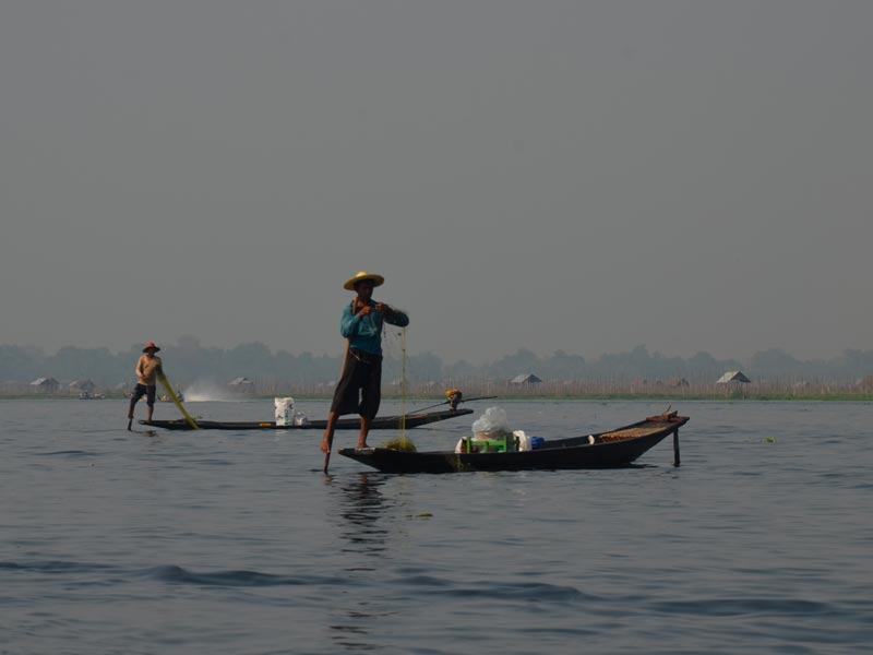 Fischerboote Myanmar