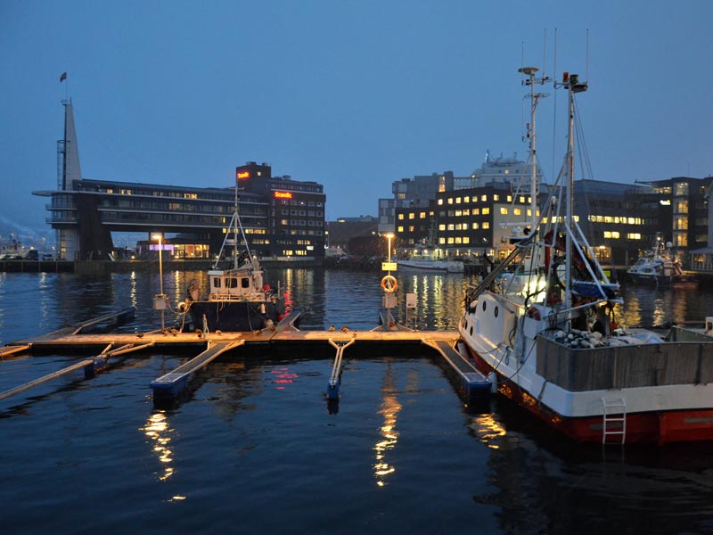 Hafen Tromso Norwegen